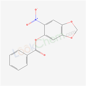 (6-nitrobenzo[1,3]dioxol-5-yl) benzoate cas  6316-25-2