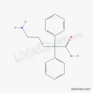 Molecular Structure of 6314-67-6 (5-amino-2,2-diphenylpentanoic acid)