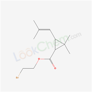 2-bromoethyl 2,2-dimethyl-3-(2-methylprop-1-enyl)cyclopropane-1-carboxylate cas  5432-90-6