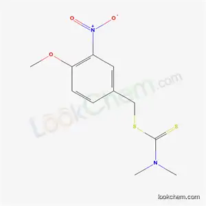 Molecular Structure of 19579-24-9 (4-methoxy-3-nitrobenzyl dimethylcarbamodithioate)