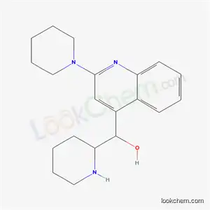 Molecular Structure of 5466-34-2 (piperidin-2-yl[2-(piperidin-1-yl)quinolin-4-yl]methanol)