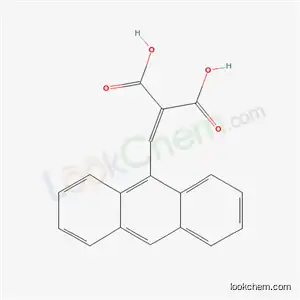Molecular Structure of 58818-74-9 ((anthracen-9-ylmethylidene)propanedioic acid)