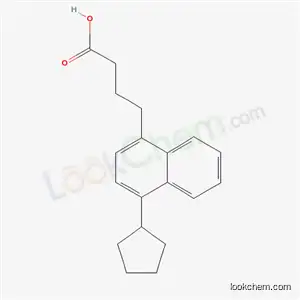 Molecular Structure of 6272-54-4 (4-(4-cyclopentylnaphthalen-1-yl)butanoic acid)