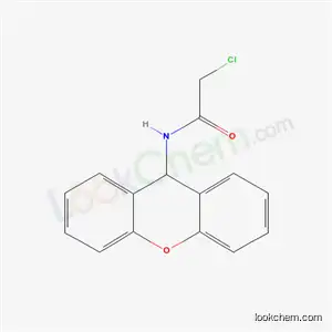 Molecular Structure of 33564-51-1 (2-chloro-N-(9H-xanthen-9-yl)acetamide)