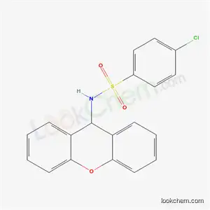 4-chloro-N-(9H-xanthen-9-yl)benzenesulfonamide