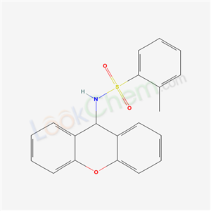 2-methyl-N-(9H-xanthen-9-yl)benzenesulfonamide cas  6325-79-7