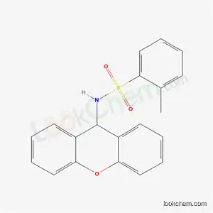 Molecular Structure of 6325-79-7 (2-methyl-N-(9H-xanthen-9-yl)benzenesulfonamide)