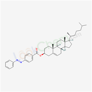 [(3S,8S,9S,10R,13R,14S,17R)-10,13-dimethyl-17-[(2R)-6-methylheptan-2-yl]-2,3,4,7,8,9,11,12,14,15,16,17-dodecahydro-1H-cyclopenta[a]phenanthren-3-yl] 4-phenyldiazenylbenzoate cas  24909-60-2