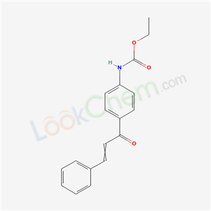 ethyl N-[4-(3-phenylprop-2-enoyl)phenyl]carbamate cas  6324-80-7