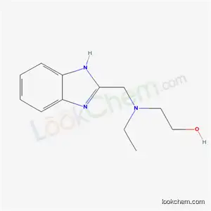 Molecular Structure of 6319-02-4 (2-[(1H-benzimidazol-2-ylmethyl)(ethyl)amino]ethanol)