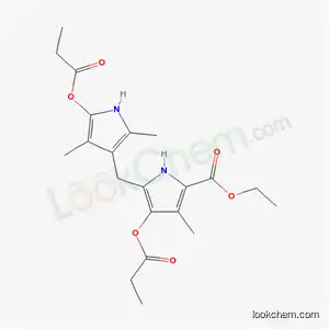 ethyl 5-{[2,4-dimethyl-5-(propanoyloxy)-1H-pyrrol-3-yl]methyl}-3-methyl-4-(propanoyloxy)-1H-pyrrole-2-carboxylate