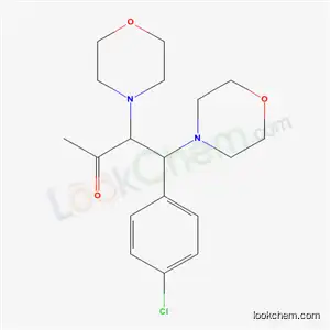 Molecular Structure of 6273-28-5 (4-(4-chlorophenyl)-3,4-di(morpholin-4-yl)butan-2-one)