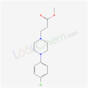 methyl 3-[4-(4-chlorophenyl)piperazin-1-yl]propanoate cas  6269-51-8