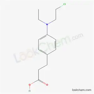 Molecular Structure of 6272-70-4 (3-{4-[(2-chloroethyl)(ethyl)amino]phenyl}propanoic acid)