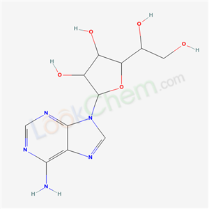2-(6-aminopurin-9-yl)-5-(1,2-dihydroxyethyl)oxolane-3,4-diol cas  10279-91-1