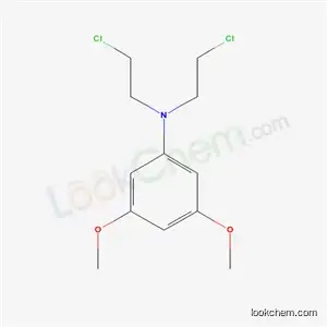 Molecular Structure of 27077-06-1 (N,N-bis(2-chloroethyl)-3,5-dimethoxyaniline)