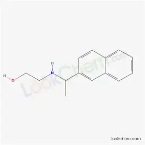 Molecular Structure of 6323-54-2 (2-{[1-(naphthalen-2-yl)ethyl]amino}ethanol)