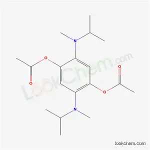 Molecular Structure of 6267-92-1 (2,5-bis[methyl(propan-2-yl)amino]benzene-1,4-diyl diacetate)