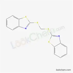 Molecular Structure of 6270-36-6 (2,2'-[methylenebis(thio)]bis-Benzothiazole)