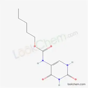 Molecular Structure of 6275-98-5 (pentyl (2,4-dioxo-1,2,3,4-tetrahydropyrimidin-5-yl)carbamate)