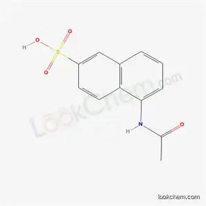 Molecular Structure of 6272-21-5 (5-(acetylamino)naphthalene-2-sulfonic acid)