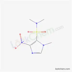 Molecular Structure of 6339-62-4 (N,N,1-trimethyl-4-nitro-1H-imidazole-5-sulfonamide)