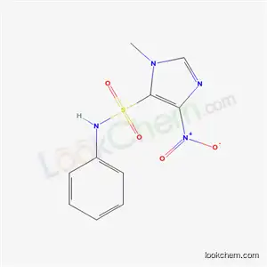 Molecular Structure of 6954-36-5 (1-methyl-4-nitro-N-phenyl-1H-imidazole-5-sulfonamide)