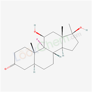 Androstan-3-one,9-fluoro-11,17-dihydroxy- 17-methyl-,(5R,11a,17a)-  cas  51773-60-5