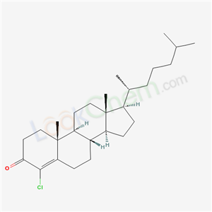 (8S,9S,10R,13R,14S,17R)-4-chloro-10,13-dimethyl-17-[(2R)-6-methylheptan-2-yl]-1,2,6,7,8,9,11,12,14,15,16,17-dodecahydrocyclopenta[a]phenanthren-3-one cas  2066-11-7