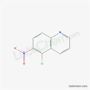 Molecular Structure of 58416-32-3 (5-chloro-6-nitroquinoline)