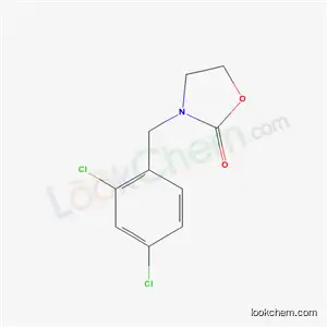 Molecular Structure of 6317-29-9 (3-(2,4-dichlorobenzyl)-1,3-oxazolidin-2-one)