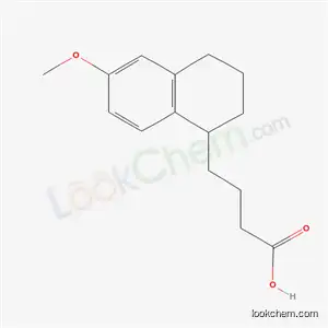 Molecular Structure of 6317-48-2 (4-(6-methoxy-1,2,3,4-tetrahydronaphthalen-1-yl)butanoic acid)