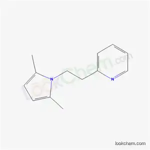 Molecular Structure of 6312-14-7 (2-[2-(2,5-dimethyl-1H-pyrrol-1-yl)ethyl]pyridine)