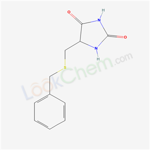 5-(benzylsulfanylmethyl)imidazolidine-2,4-dione cas  6304-93-4