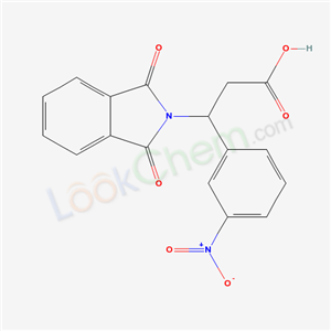 3-(1,3-dioxoisoindol-2-yl)-3-(3-nitrophenyl)propanoic acid cas  6329-28-8