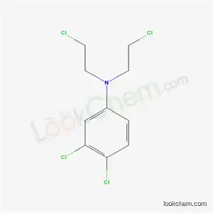 Molecular Structure of 6346-17-4 (3,4-dichloro-N,N-bis(2-chloroethyl)aniline)