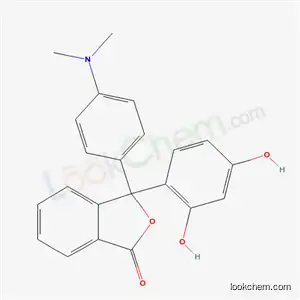 Molecular Structure of 6310-69-6 (3-(2,4-dihydroxyphenyl)-3-[4-(dimethylamino)phenyl]-2-benzofuran-1(3H)-one)