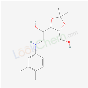 2-[(3,4-dimethylphenyl)amino]-1-[5-(hydroxymethyl)-2,2-dimethyl-1,3-dioxolan-4-yl]ethanol cas  6327-99-7