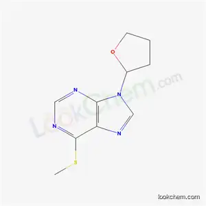 9H-Purine, 6-(methylthio)-9-(tetrahydro-2-furyl)-