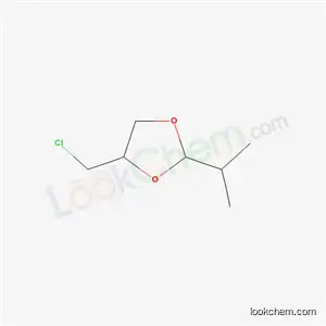 Molecular Structure of 4362-43-0 (4-(chloromethyl)-2-(propan-2-yl)-1,3-dioxolane)