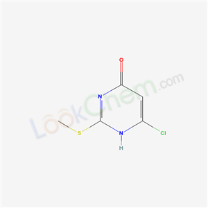 6-chloro-2-methylsulfanyl-1H-pyrimidin-4-one cas  6632-63-9