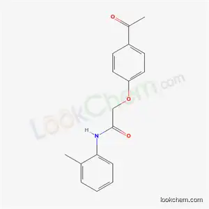 2-(4-acetylphenoxy)-N-(2-methylphenyl)acetamide