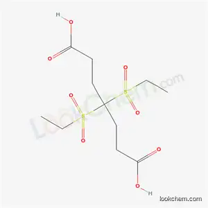 Molecular Structure of 62943-42-4 (4,4-bis(ethylsulfonyl)heptanedioic acid)