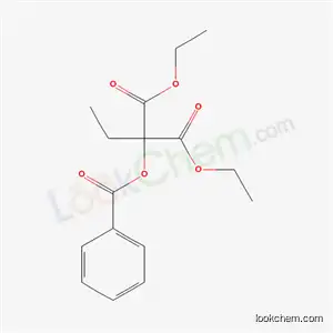 Molecular Structure of 6259-78-5 (Propanedioic acid, 2-(benzoyloxy)-2-ethyl-, 1,3-diethyl ester)