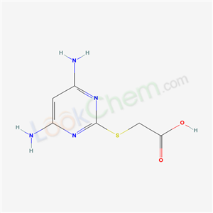 2-(4,6-diaminopyrimidin-2-yl)sulfanylacetic acid cas  6638-40-0