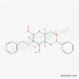 Molecular Structure of 6341-87-3 (methyl 2-S-benzyl-4,6-O-benzylidene-2-thiohexopyranoside)