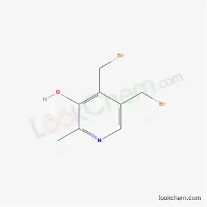 Molecular Structure of 55652-71-6 (4,5-Bis(bromomethyl)-2-methylpyridin-3-ol)