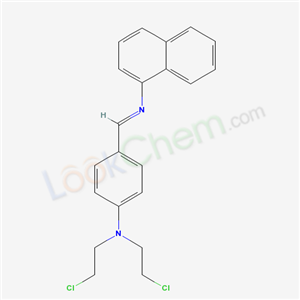 N,N-bis(2-chloroethyl)-4-(naphthalen-1-yliminomethyl)aniline cas  56133-60-9
