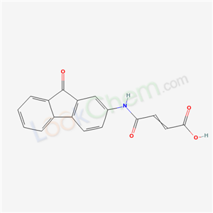 3-[(9-oxofluoren-2-yl)carbamoyl]prop-2-enoic acid cas  6296-17-9