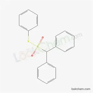 Molecular Structure of 4181-89-9 (benzhydrylsulfonylsulfanylbenzene)